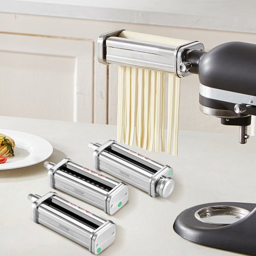 Pasta Attachment for KitchenAid Stand Mixer Stainless Steel Pasta Roller