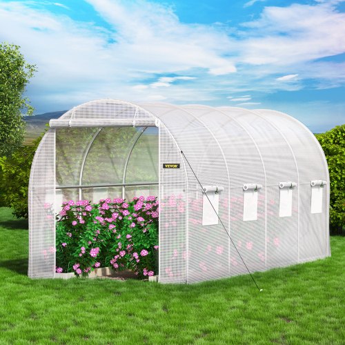 15 x 65 x 7 ft Walkin Tunnel Greenhouse Portable Plant Hot House