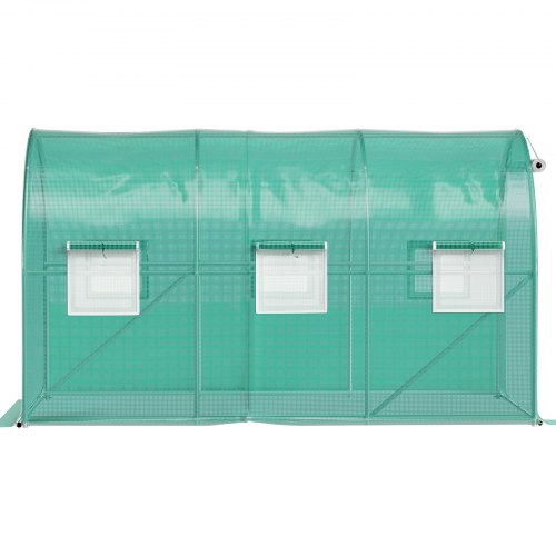 12 x 7 x 7 ft Walkin Tunnel Greenhouse Portable Plant Hot House with Galvanized