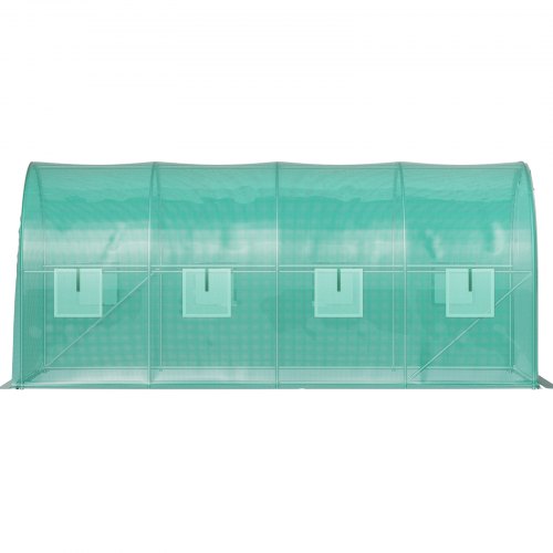 Walkin Tunnel Greenhouse 15 x 7 x 7 ft Portable Plant Hot House with Galvanized