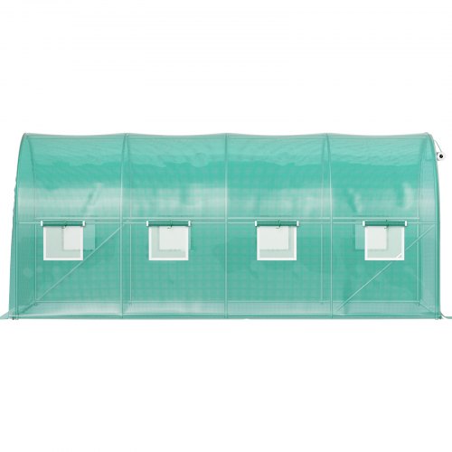 Walkin Tunnel Greenhouse 15 x 7 x 7 ft Portable Plant Hot House with Galvanized