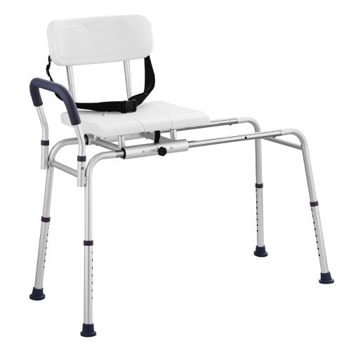Sliding Tub Transfer Bench Height Adjustable Bathtub Transfer Bench with CutOut