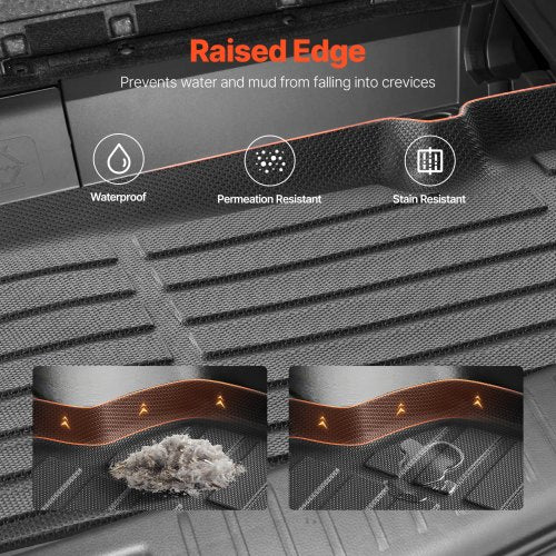 Cargo Mats Compatible with Toyota Kluger Highlander 20202024 Custom Fit