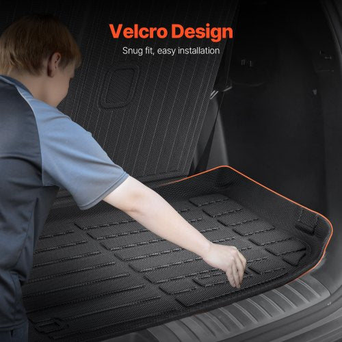 Cargo Mats Compatible with Hyundai Palisade 20202024 Custom Fit TPE Cargo