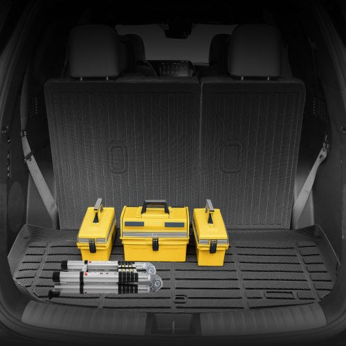 Cargo Mats Compatible with Hyundai Palisade 20202024 Custom Fit TPE Cargo