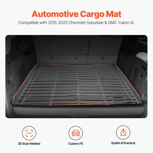 Cargo Mat Compatible with Chevrolet Suburban GMC Yukon XL 20152020