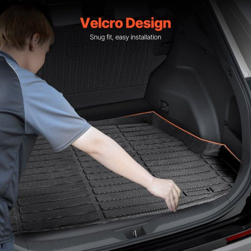 Cargo Mats Compatible with Toyota RAV4 20192024 Custom Fit TPE Cargo Liner
