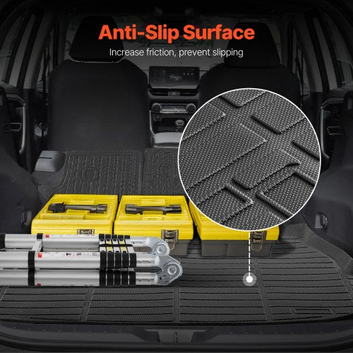 Cargo Mats Compatible with Toyota RAV4 20192024 Custom Fit TPE Cargo Liner