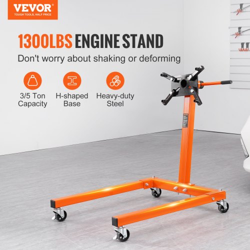 Engine Stand 1300 lbs 35 Ton Rotating Engine Motor Stand with 360 Degree