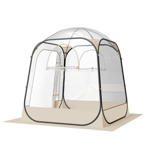 Pop up Sports Tent 63x63 in Clear Bubble Tent for 24 Persons Waterproof