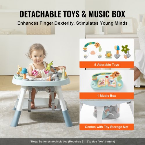 Baby Activity Center Interactive Play Center 360° Rotating Seat