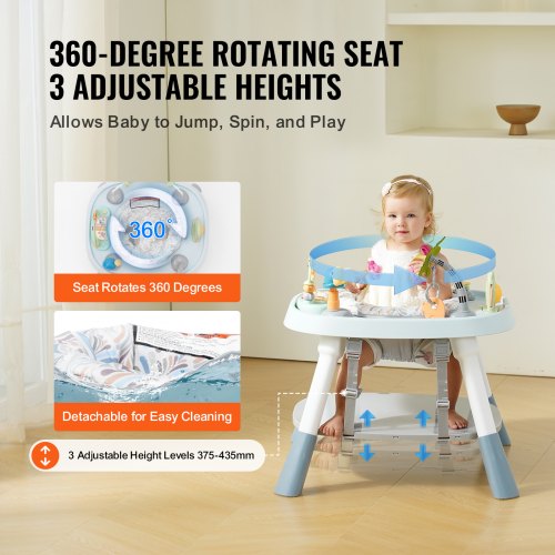 Baby Activity Center Interactive Play Center 360° Rotating Seat
