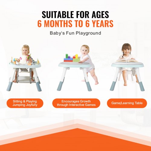 Baby Activity Center Interactive Play Center 360° Rotating Seat