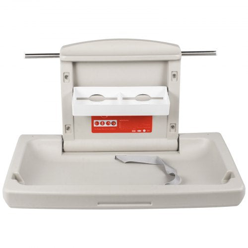 Horizontal Baby Changing Table Wallmounted Baby Diaper Changing Station