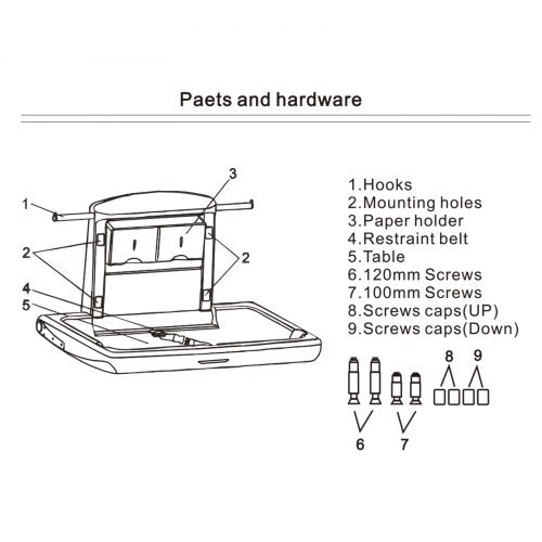 Horizontal Baby Changing Table Wallmounted Baby Diaper Changing Station
