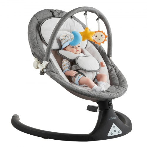 Baby Swing 5Speed Baby Rocker with 3 Seat Position Portable Infant Swing