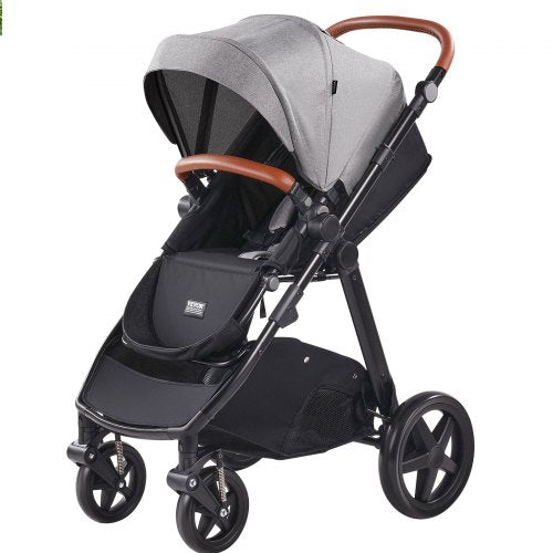 Travel System Stroller with Infant Bassinet 2in1 Baby Cradle Stroller
