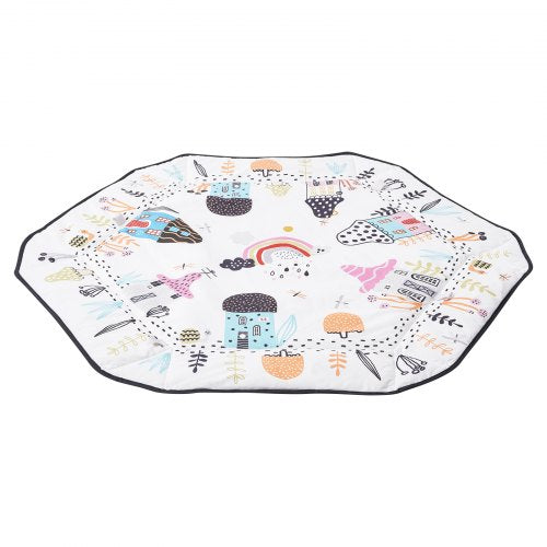 Baby Play Gym Mat Tummy Time Mat with 6 Detachable Sensory Toys 417 x