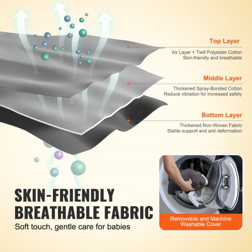 Baby Bouncer Folding Bouncer Seat for Babies 09 Months Newborn Bouncer