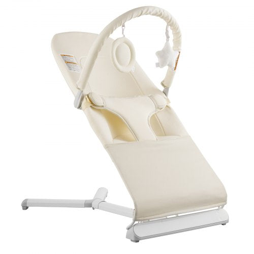 Baby Bouncer Folding Bouncer Seat Chair for Babies 09 Months with Toy Bar –