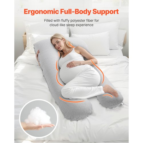 Pregnancy Pillow UShaped Full Body Maternity Pillow for Pregnant Women