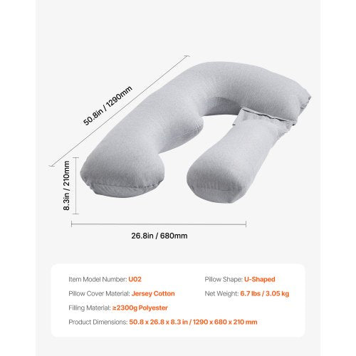 Pregnancy Pillow UShaped Full Body Maternity Pillow for Pregnant Women
