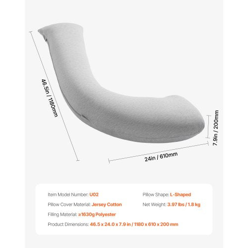 Pregnancy Pillows for Side Sleeping LShaped Maternity Pillow for Pregnant