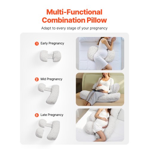 Pregnancy Pillows for Sleeping Adjustable Maternity Pillow for Pregnant