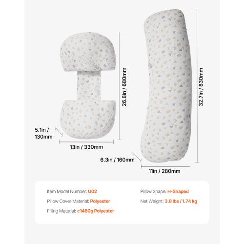 Pregnancy Pillows for Sleeping Adjustable Maternity Pillow for Pregnant