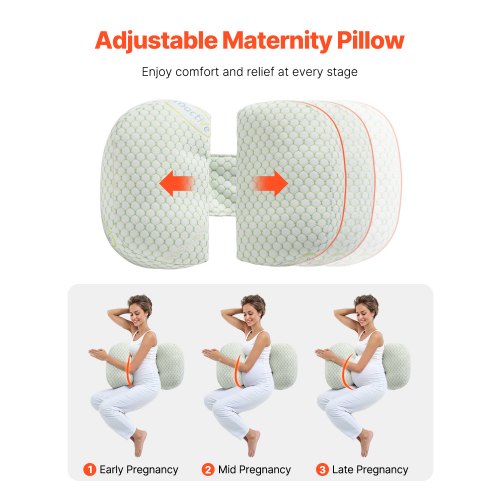 Pregnancy Wedge Pillow WShaped Maternity Pillow for Pregnant Women Soft