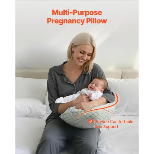 Pregnancy Wedge Pillow WShaped Maternity Pillow for Pregnant Women Soft