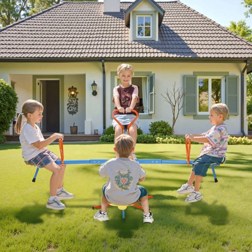 Kids Seesaw 110 lbs Load Capacity per Seat Sit and Spin Teeter Totter