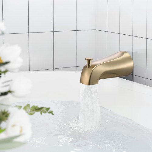 Tub and Shower Faucet Set Complete with 5Inch Rainfall Shower Head and Shower