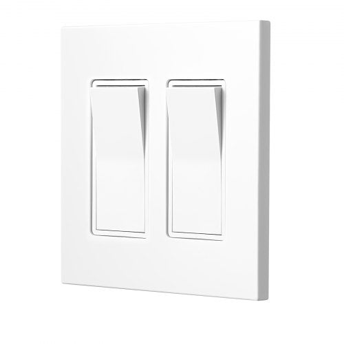 Rocker Light Switch Wall Plates 2Gang Decorative Outlet CoversStandard