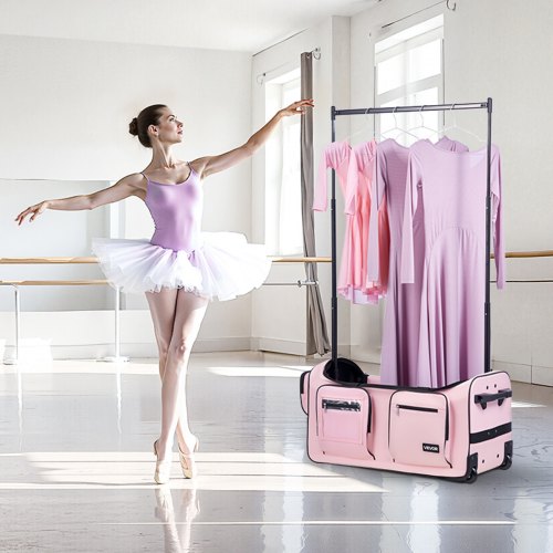 Dance Bag with Garment Rack 29 Inch Rolling Dance Duffel with Wheels USB