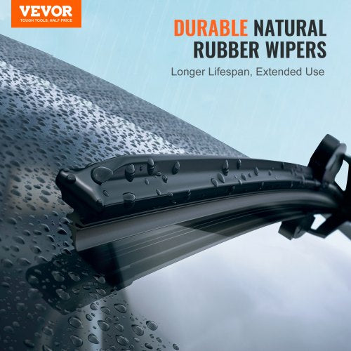 24 Rubber Wiper Blades 61 cm Universal Replacement Wind Shield Wiper Low