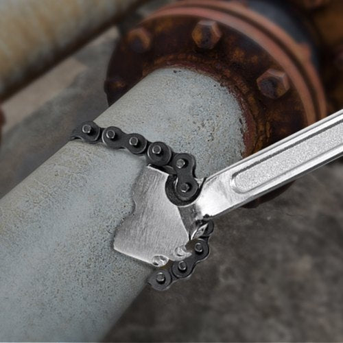24inch Chain Wrench Carbon Steel Chain Pipe Wrench Heavy Duty 6.7 inch