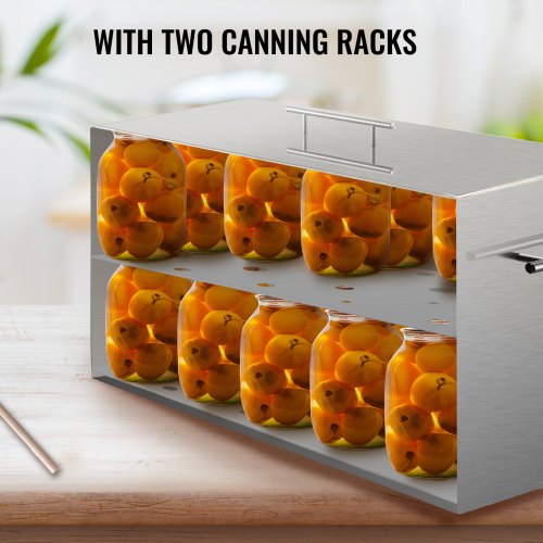 Water Bath Canner 15 Quart Stove Top Canner Pot Boiling Water Canners with 2
