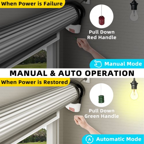 Garage Roller Door Opener 800 N Lift Force 16.4 ft Remote Control 110V