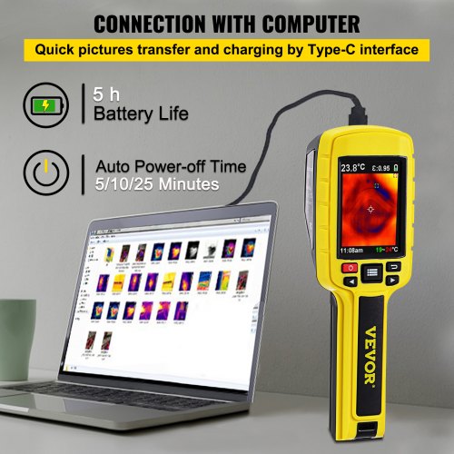 Thermal Imaging Camera 60x60 3600 Pixels IR Resolution Infrared Camera