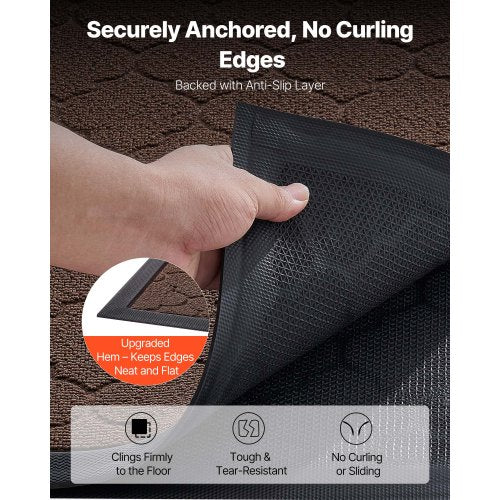 Front Door Mat 47 x 35 in Commercial Floor Mat for Indoor and Outdoor