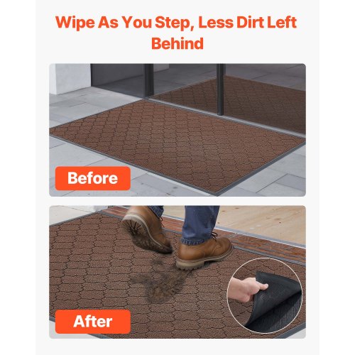 Front Door Mat 47 x 35 in Commercial Floor Mat for Indoor and Outdoor