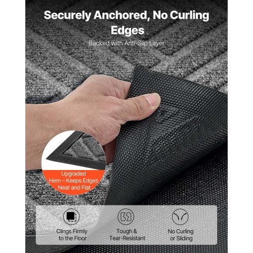 Front Door Mat 61.5 x 36 in Commercial Floor Mat for Indoor and Outdoor