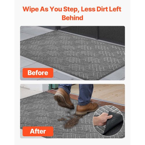 Front Door Mat 61.5 x 36 in Commercial Floor Mat for Indoor and Outdoor