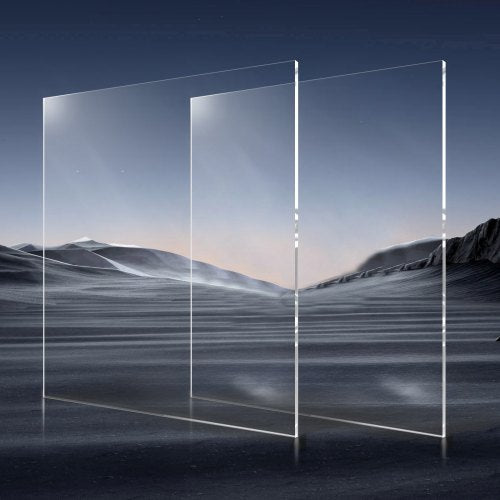 Plexiglass Acrylic Sheet 2Pack Plastic Sheets 24 x 36 Inch 14 Inch Thick