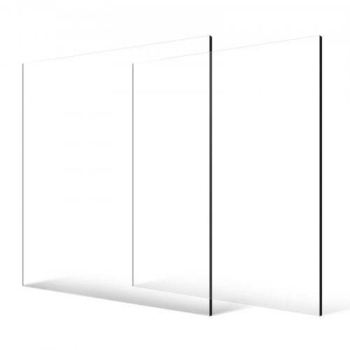 Plexiglass Acrylic Sheet 2Pack Plastic Sheets 24 x 36 Inch 14 Inch Thick