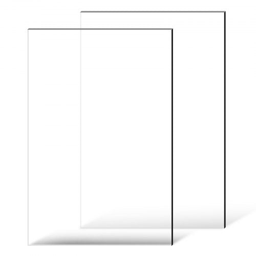 Plexiglass Acrylic Sheet 2Pack Plastic Sheets 24 x 36 Inch 14 Inch Thick