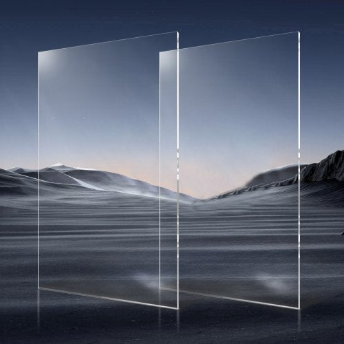 Plexiglass Acrylic Sheets 2Pack Plastic Sheet 24 x 48 Inch 18 Inch Thick