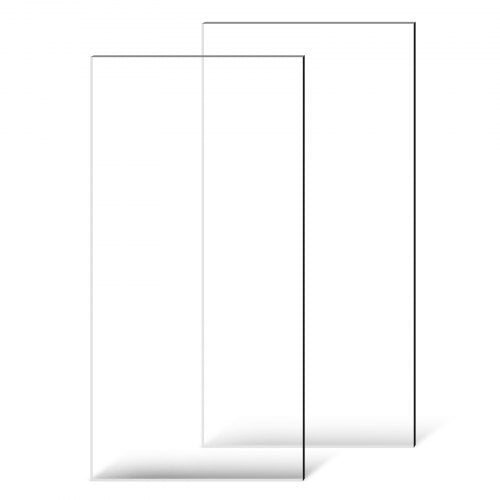 Plexiglass Acrylic Sheets 2Pack Plastic Sheet 24 x 48 Inch 18 Inch Thick