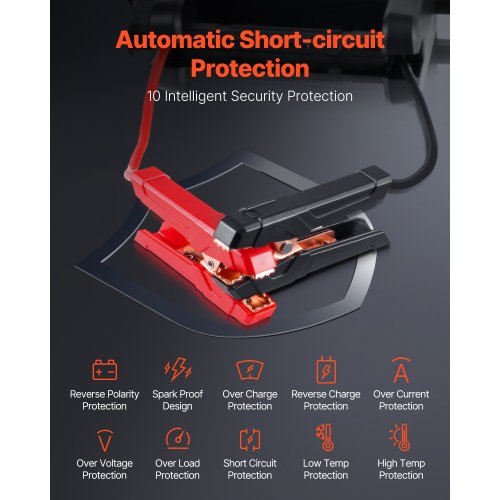 Jump Starter 4000A Peak Car Battery Starter Power Pack Portable Battery